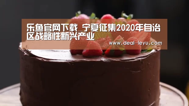 乐鱼官网下载_宁夏征集2020年自治区战略性新兴产业(图2) 乐鱼体育入口